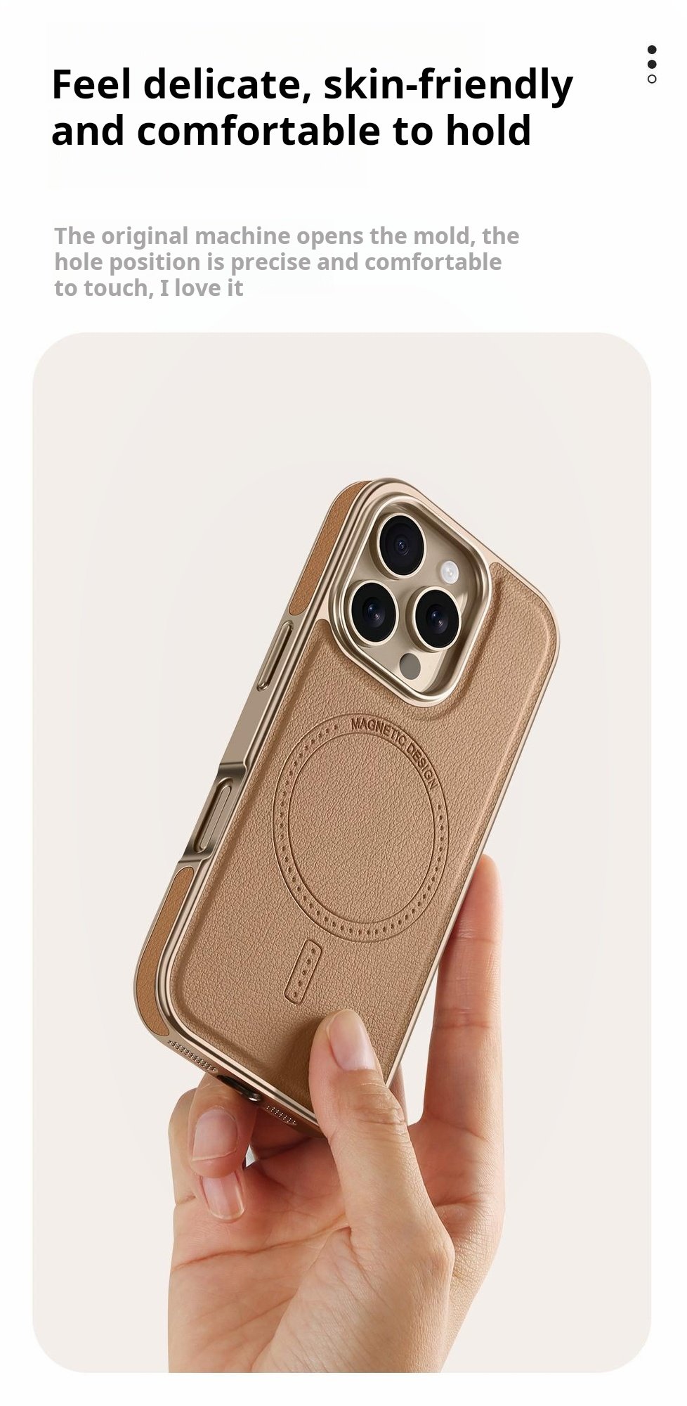 Magnetic Leather Protective Case For iPhone 16/15/14/13 Series