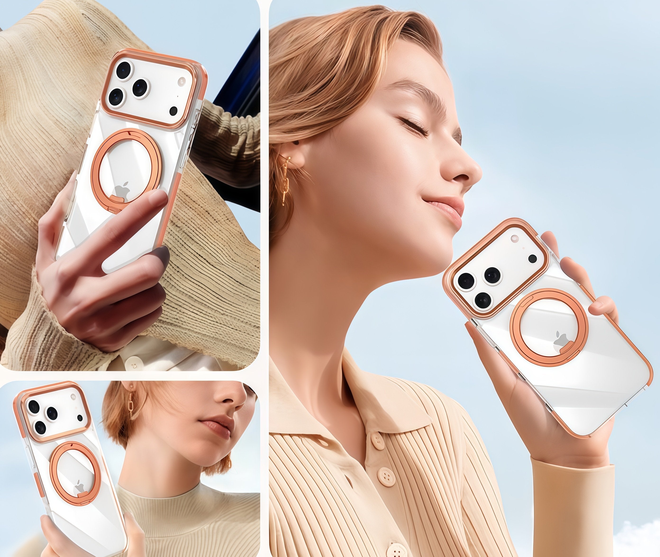 KASCASE | iPhone 17 Series 360° Rotating Gear Stand Case