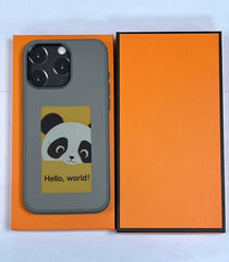 Ink Screen iPhone Case Apple IPhone15 Promax High-end Frosted All-inclusive Protective Cover Nfc Personalized Screen Projection