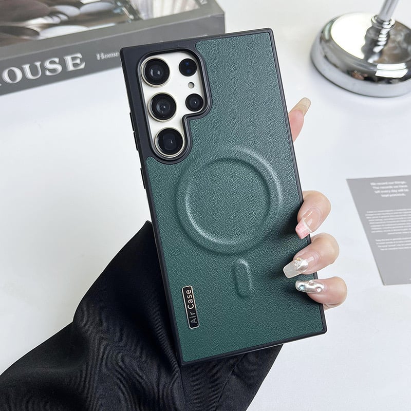 Lens Metal Frame Drop Protection Magnetic Attachment Case For Samsung Galaxy S22/S23/S24 Series