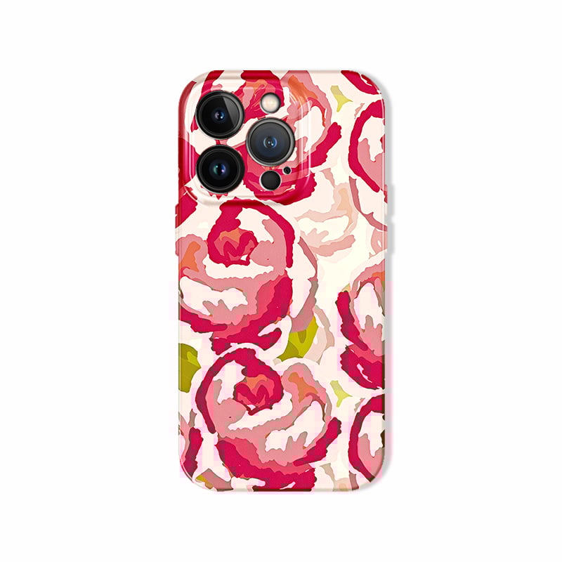 Floral MagSafe Case For iPhone  – 38 Magnet Design, Glossy Print, Two Style Options