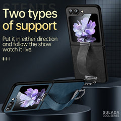 Samsung Galaxy Z Flip Series | Standing Case with Strap