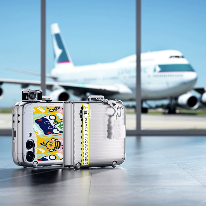 Luggage Phone Case For Samsung Galaxy Z Flip 5 & Samsung Galaxy Z Flip 6