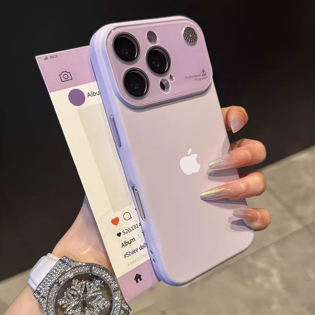 KASCASE | Liquid Silicone Aromatherapy Large-Window Case