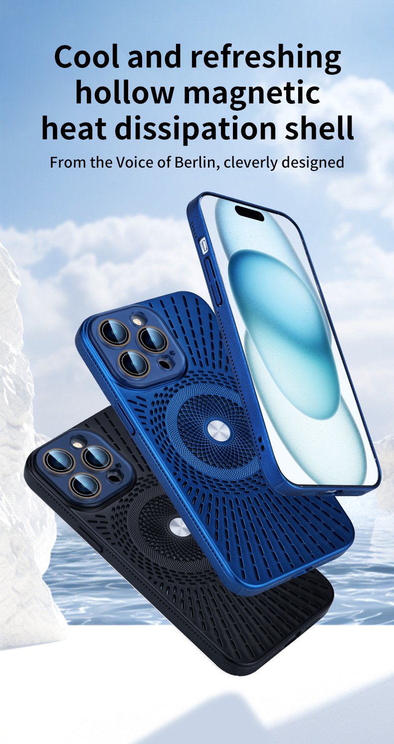 Cool ice-Sensing Hollow Magnetic Heat Absorption Case