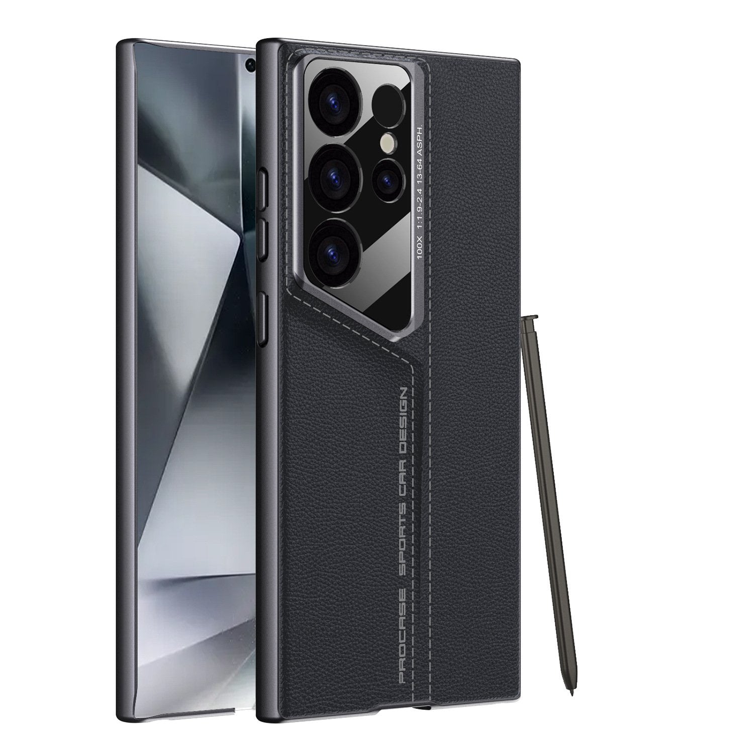 Razr Leather Case For Samsung Galaxy S25 Series and S23 S24 Ultra (Only Case)