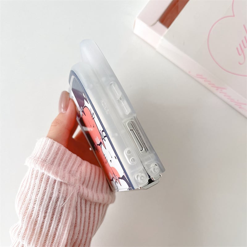 Stacking Cat Phone Case For Galaxy Z Flip 3/Galaxy Z Flip 4/Galaxy Z Flip 5/Galaxy Z Flip 6