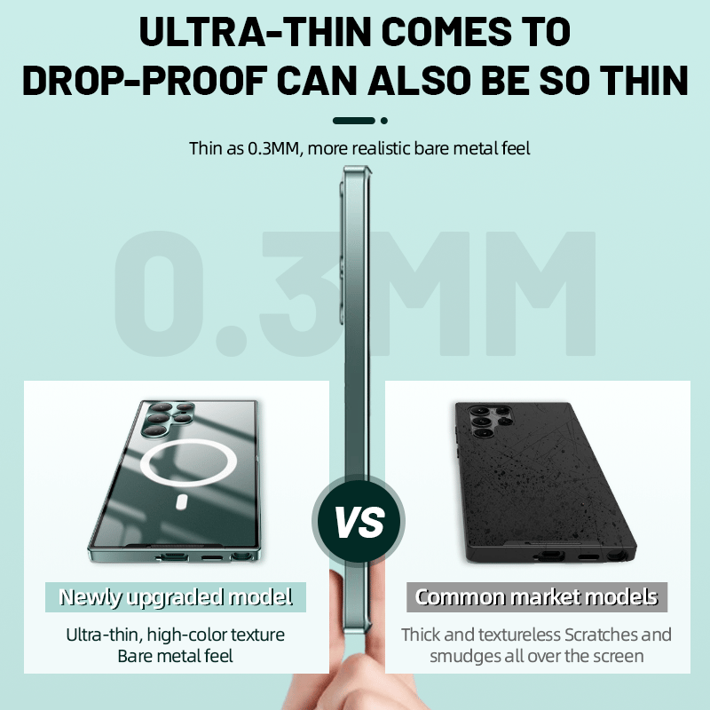 Magnetic Magsafe Metal Case For Samsung Galaxy S24/S23/S22/S21 Series