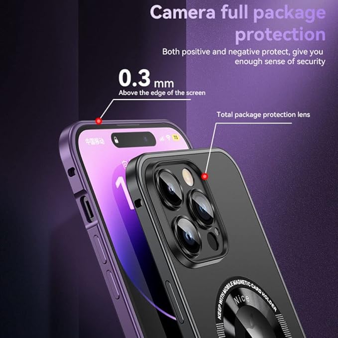 Magnetic Power Safety Metal Phone Case