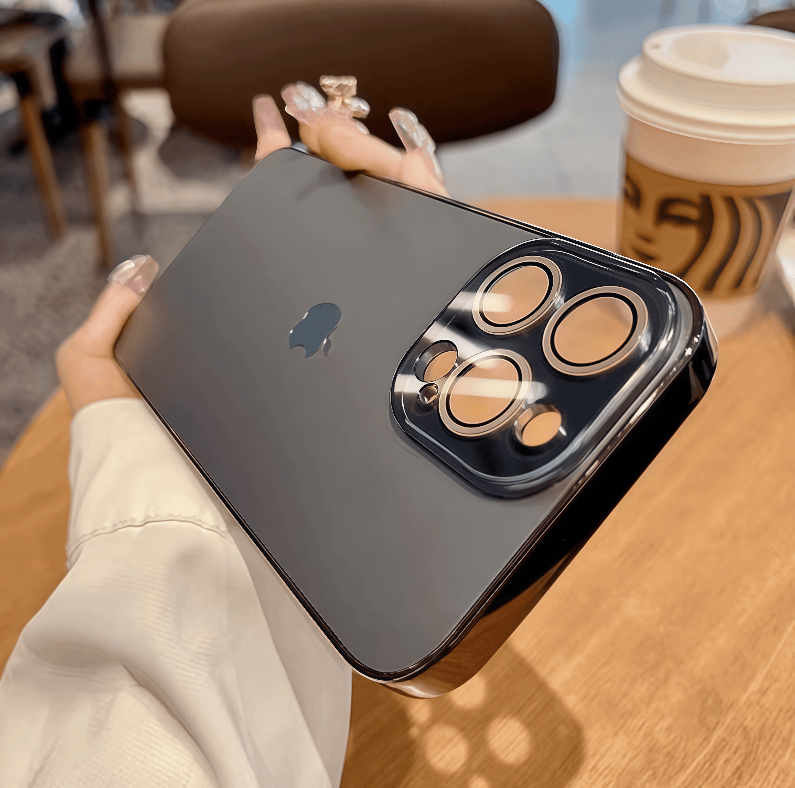 KASCASE | AG Lens Film Electroplated Frame Case