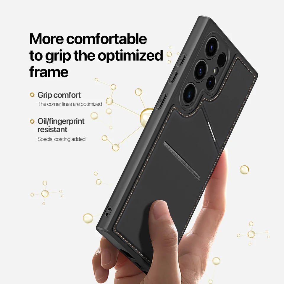 3 in 1 Magnetic Case For Samsung S24 S25 Ultra Case Phone Stand Wallet