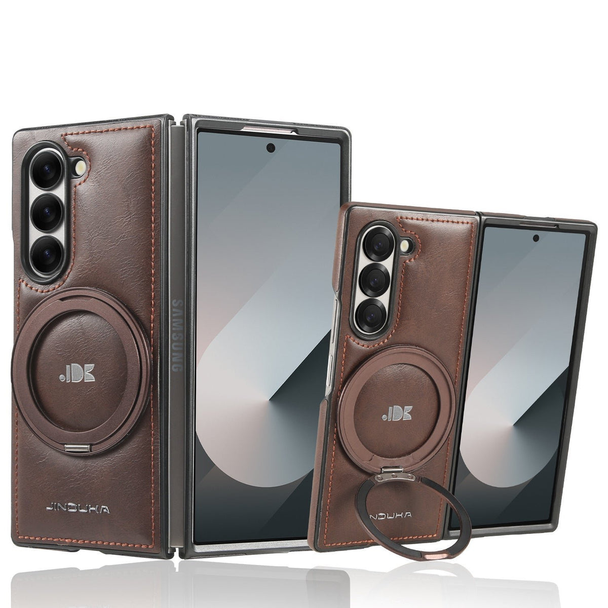 SentimentvalueTM 360° Rotating Stand Leather Case For Galaxy Z Fold 3/Galaxy Z Fold 4/Galaxy Z Fold 5/Galaxy Z Fold 6