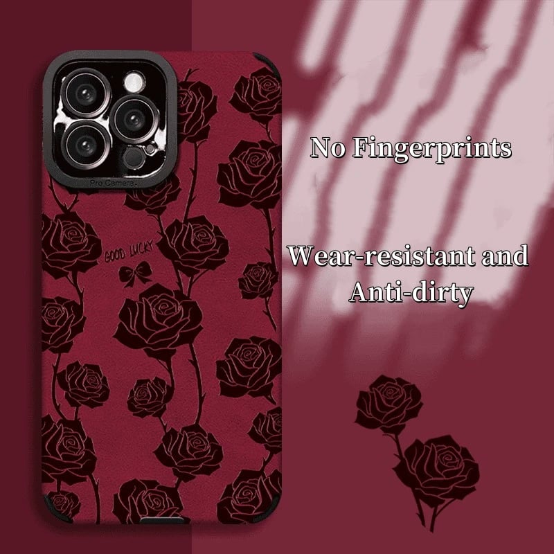 Full Screen Rose Phone Case For iPhone 16/15/14/13/12/11 Series