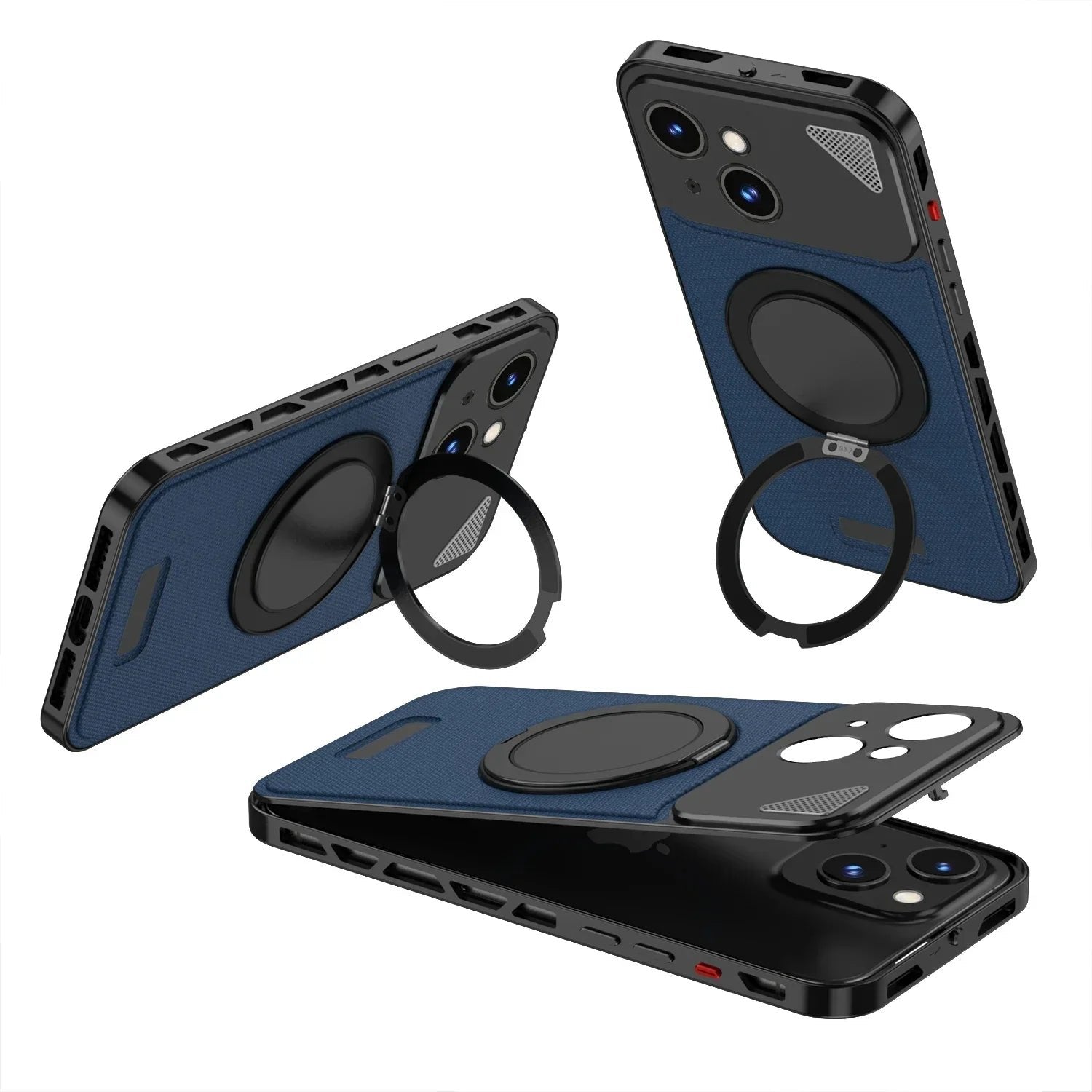 SentimentvalueTM Metal Magnetic Leather Case For iPhone 16/15/14/13 Series