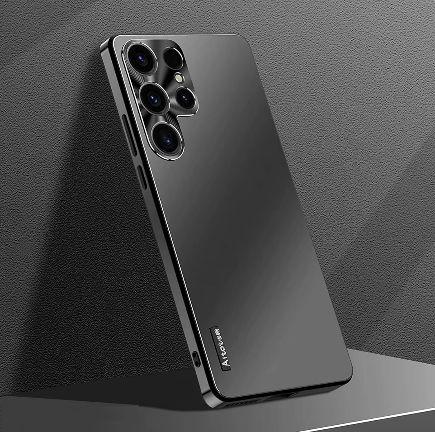 Fashionable Light-sensitive Aurora Metal Lens Soft-edge Mobile Phone Case For Samsung Galaxy S25 S24 S23 S22 S21 Series