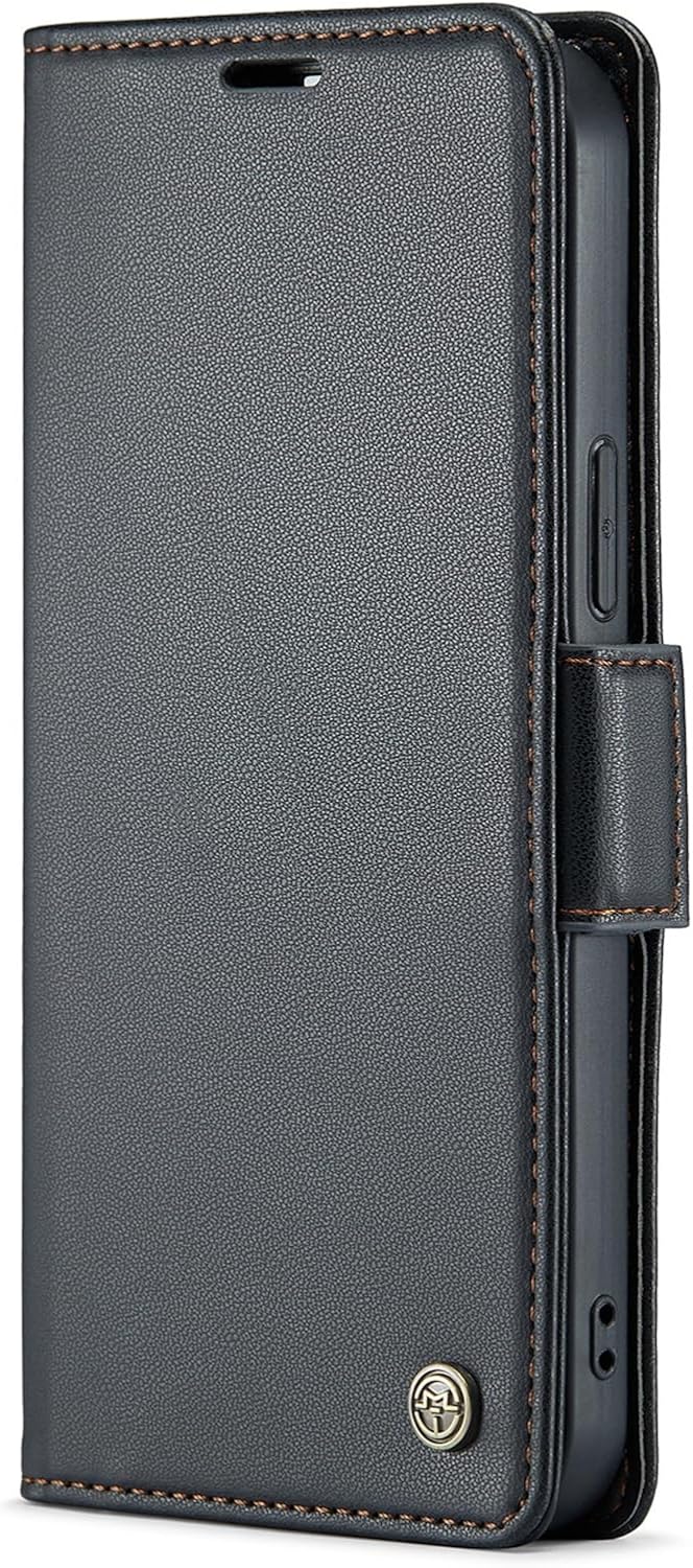 Anti-theft flip phone leather case for Samsung Galaxy S20/S21/S22/S23 series