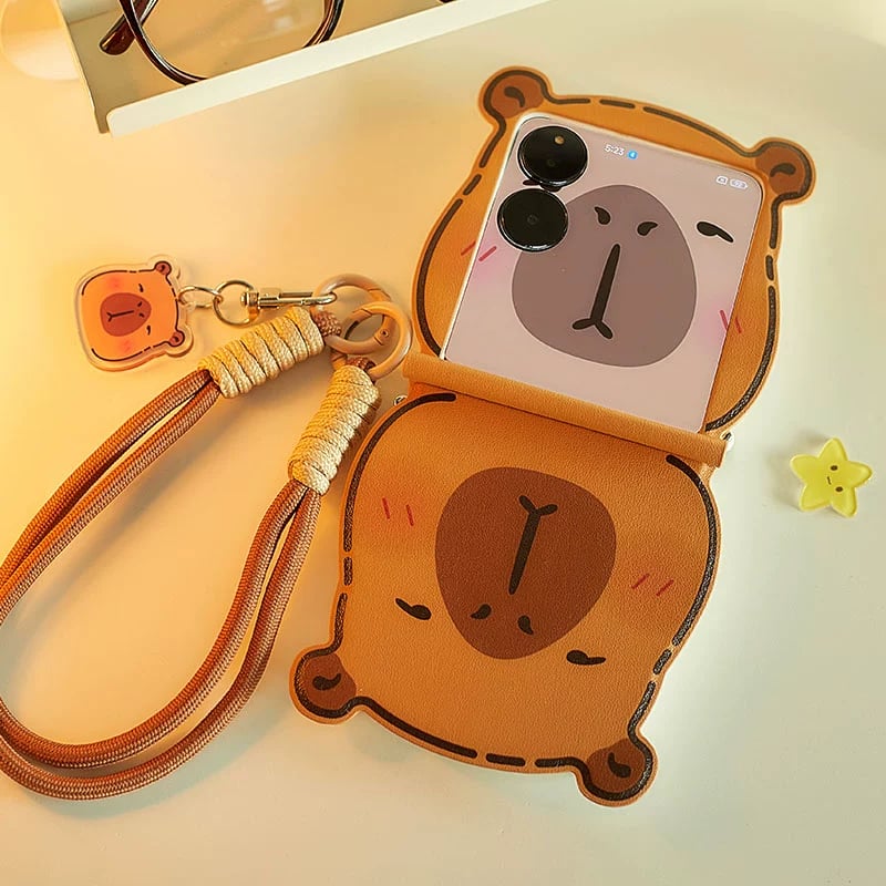 Capybara Big Head Phone Case for Galaxy Z Flip 5 / Galaxy Z Flip 6