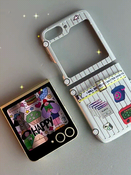 Luggage Phone Case For Samsung Galaxy Z Flip 5 & Samsung Galaxy Z Flip 6