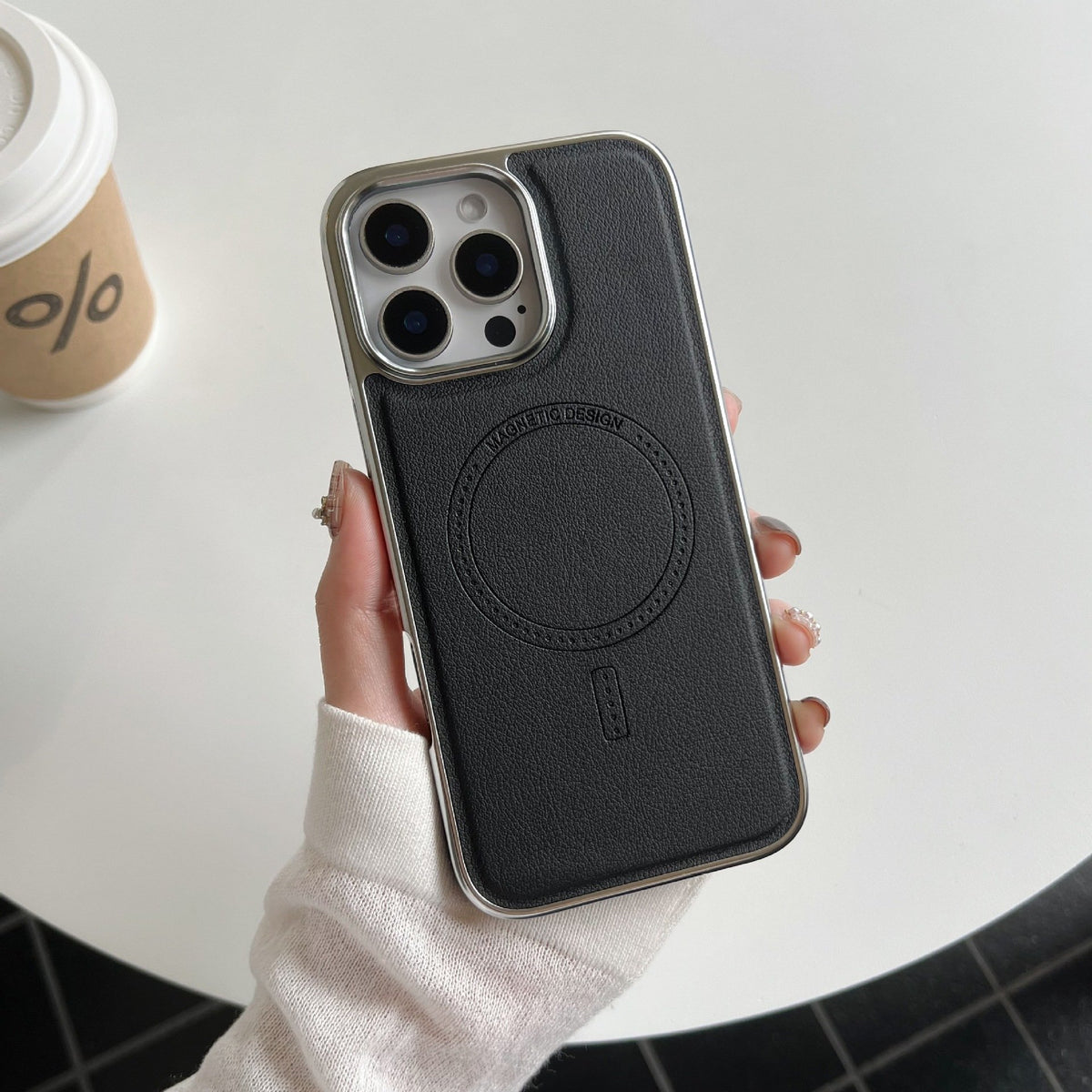 Magnetic Leather Protective Case For iPhone 16/15/14/13 Series