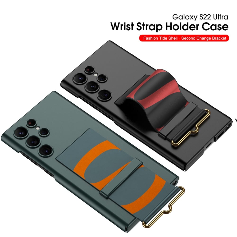 Ultra-thin wristband holder anti-fall mobile phone case for Galaxy S24/S23/S22 series