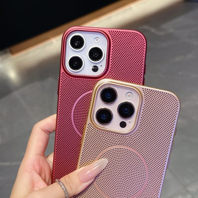 [17 Series Updated] Magnetic Grid Cooling Case