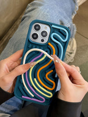 3D Puzzle Creative Cover - Soft Silicone Anti-Stress Case For iPhone 16/15/14/13/12 Series