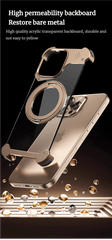 Magnetic Metal 360° Rotating Bracket Case Suitable For iPhone 16/15/14/13 Series