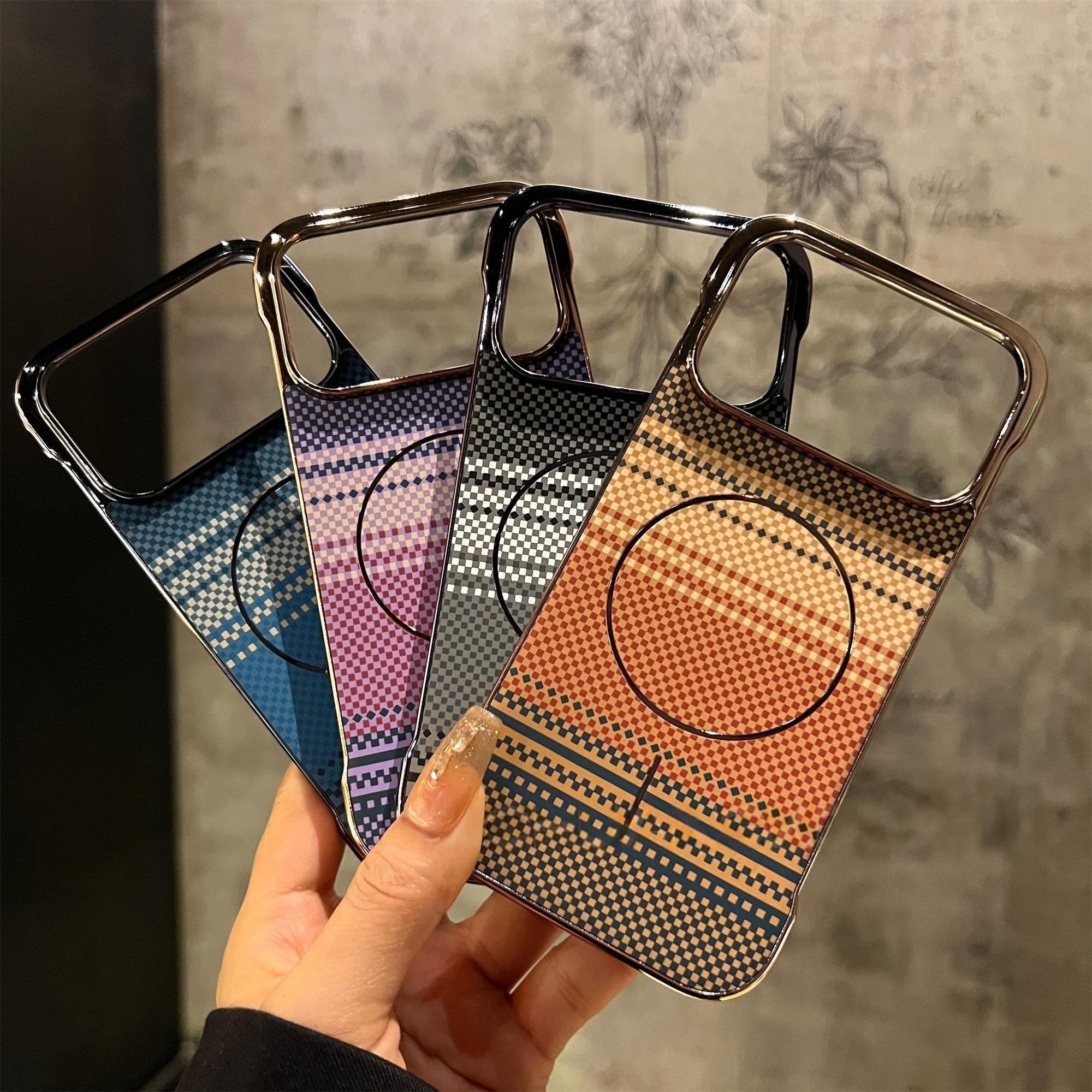 KASCASE | Frameless Carbon Fiber Pattern Magnetic Case for iPhone 17 Pro Max