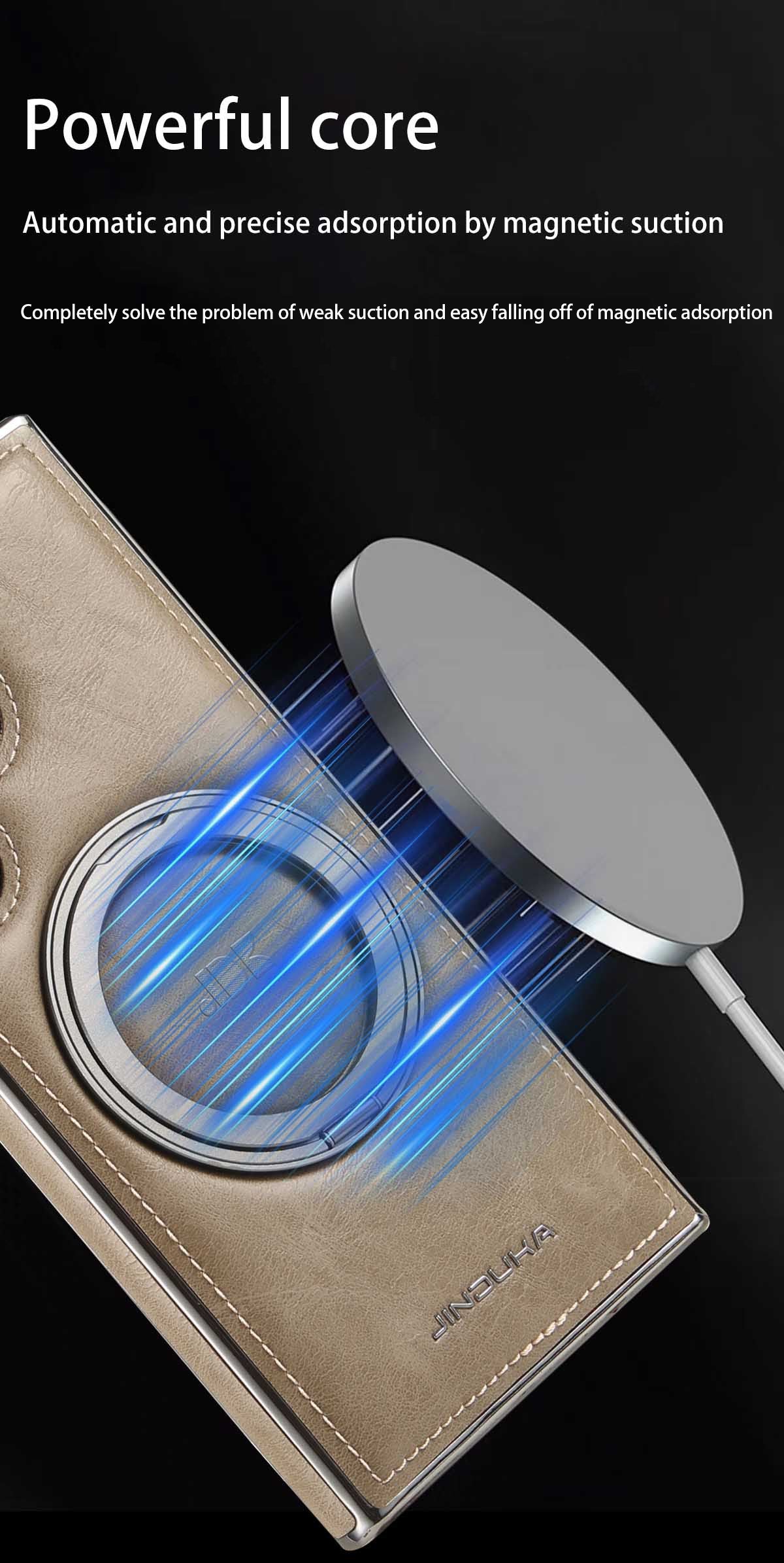 SentimentvalueTM Magnetic Leather Case With 360° Rotating Bracket For S25/S24/S23 Series and Galaxy S22 Ultra