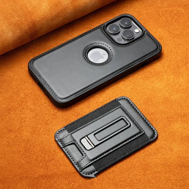 2 in 1 Detachable Wallet Card Slot Magnetic Leather Case For Magsafe IPhone 16 15 14 13 Series