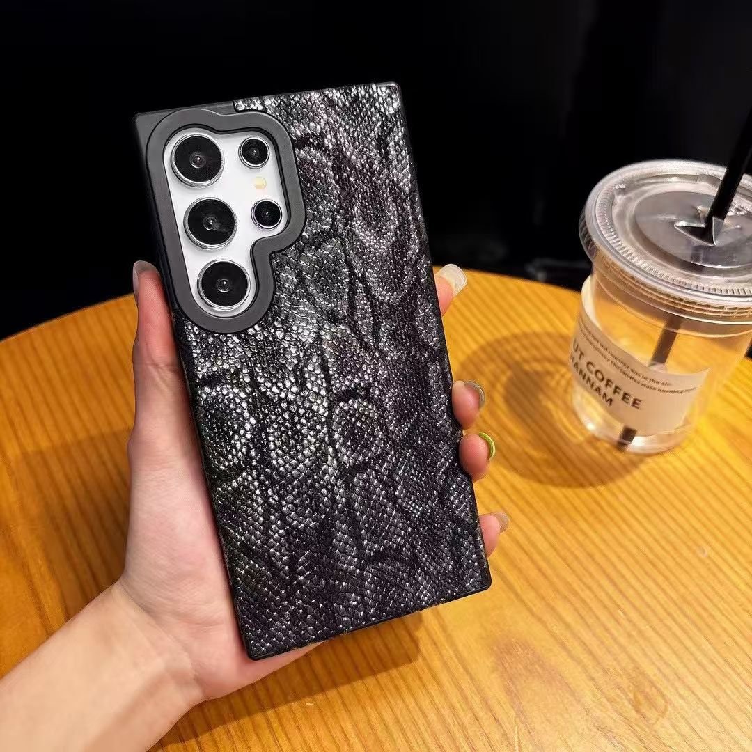 Personalized snakeskin pattern mobile phone case for Samsung Galaxy S25/S24 series, S22 Ultra, S23 Ultra [With Magnetic Suction]