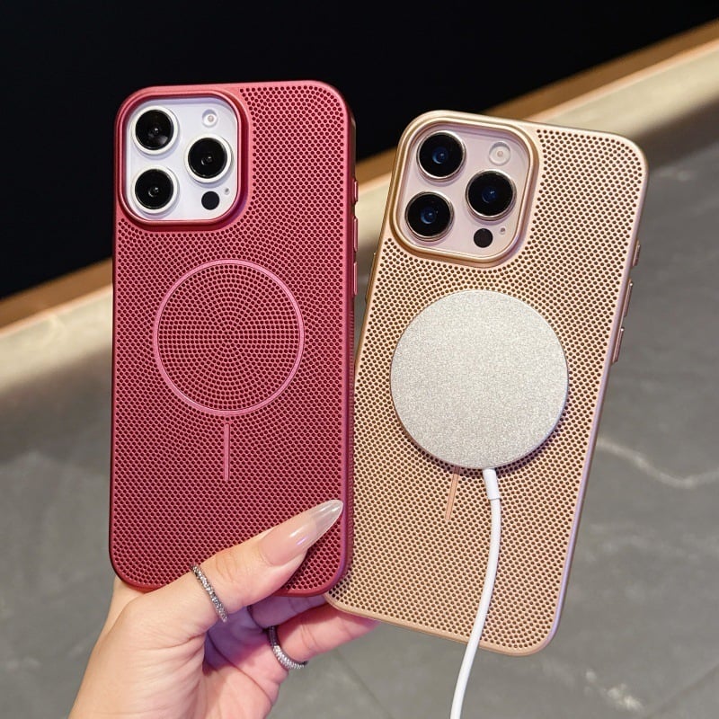 [17 Series Updated] Magnetic Grid Cooling Case