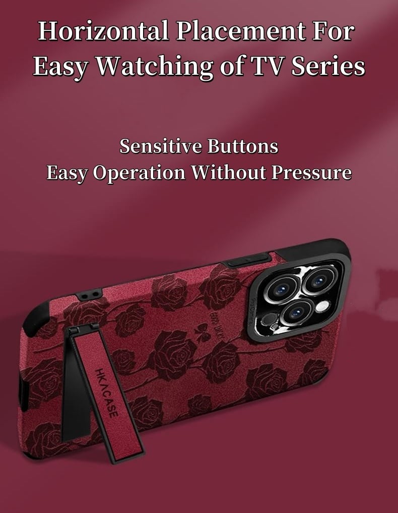 Full Screen Rose Phone Case For iPhone 16/15/14/13/12/11 Series