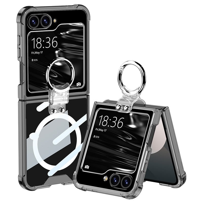 Galaxy Z Flip 3/Galaxy Z Flip 4/Galaxy Z Flip 5/Galaxy Z Flip 6 | Magsafe Clear Airbag Ring Phone Case