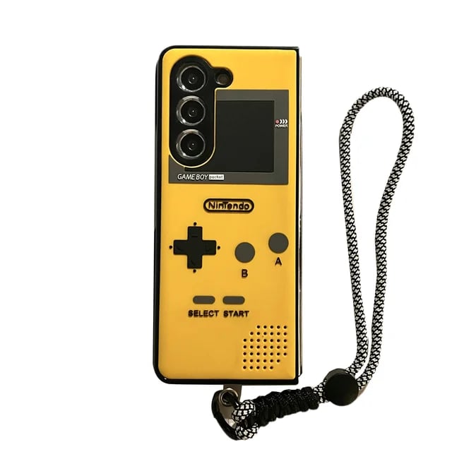 Retro personalized game console phone case, suitable for Galaxy Z Fold 3/Galaxy Z Fold 4/Galaxy Z Fold 5/Galaxy Z Fold 6