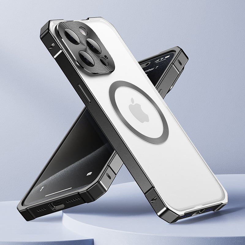 Ultra-Thin Magnetic Phone Case For Apple 16/15 – Shockproof, Anti-Yellow