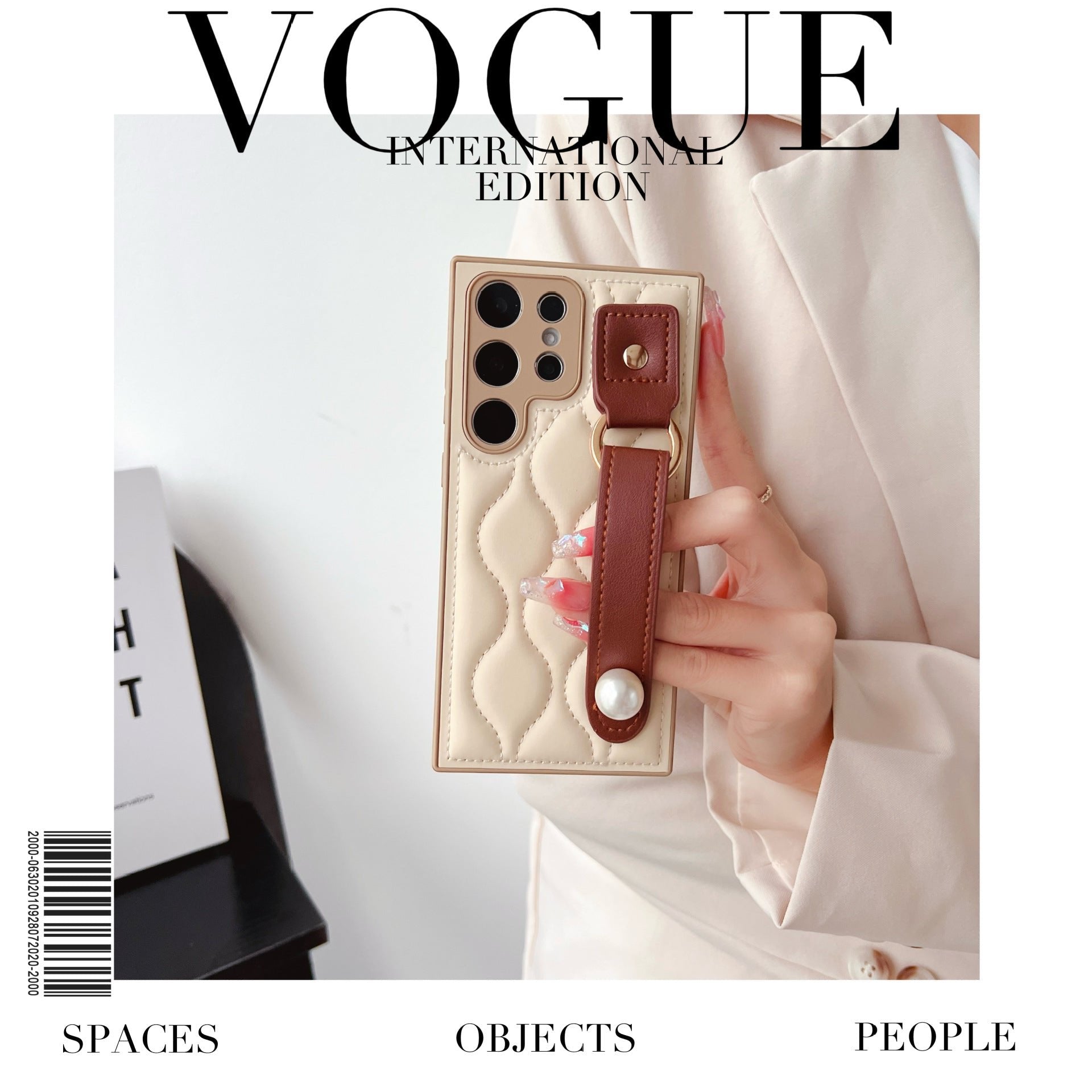 Ultra-Thin Wristband Anti-Fall Skin-Feel Creative Simple Protective Case For Samsung Galaxy S25 S24 S23 Series