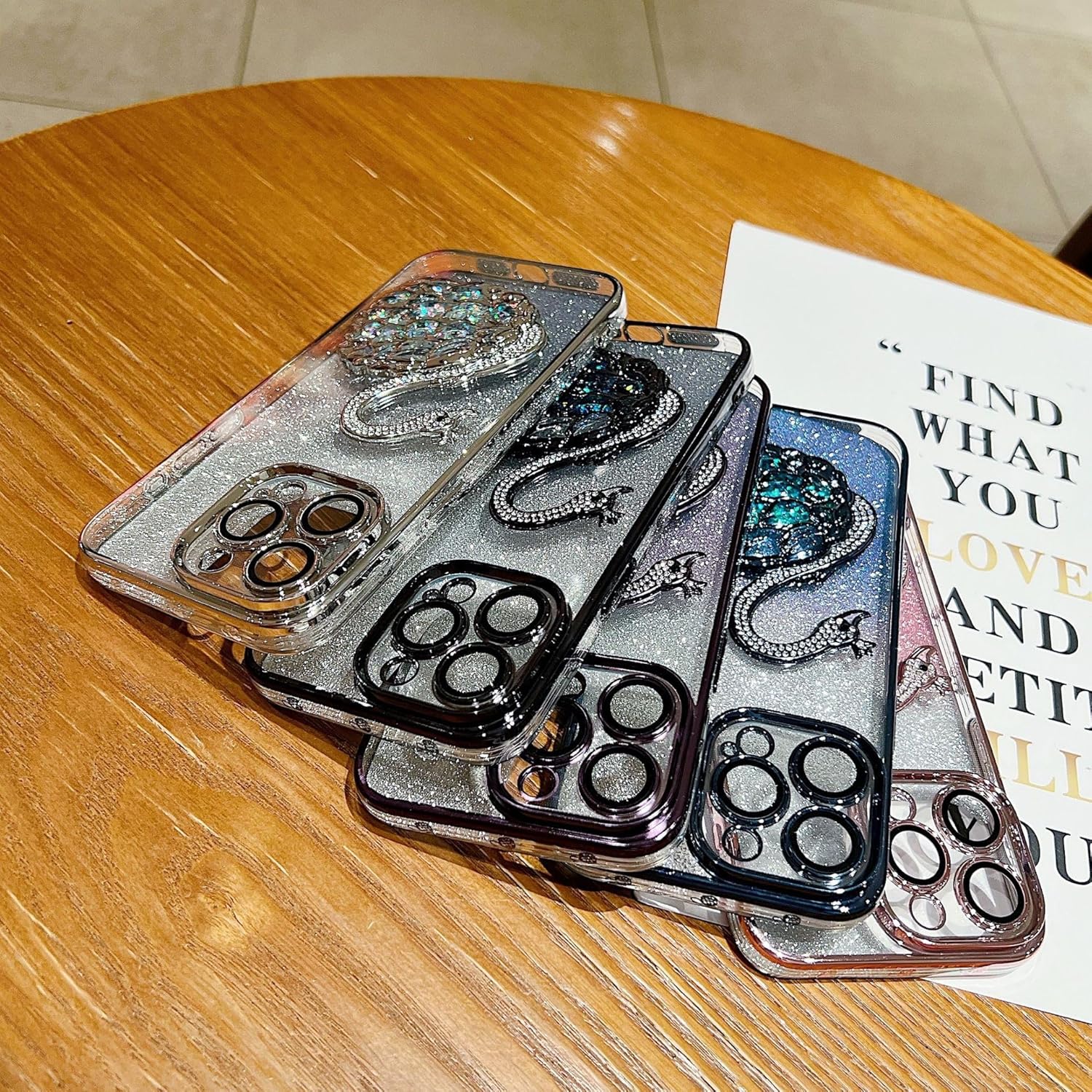 Electroplated Glitter swan Pattern Phone case with Glitter or Without Glitter Paper, Drop-Proof, Light Luxury Style, for iPhone 15 14 13 12 11 case