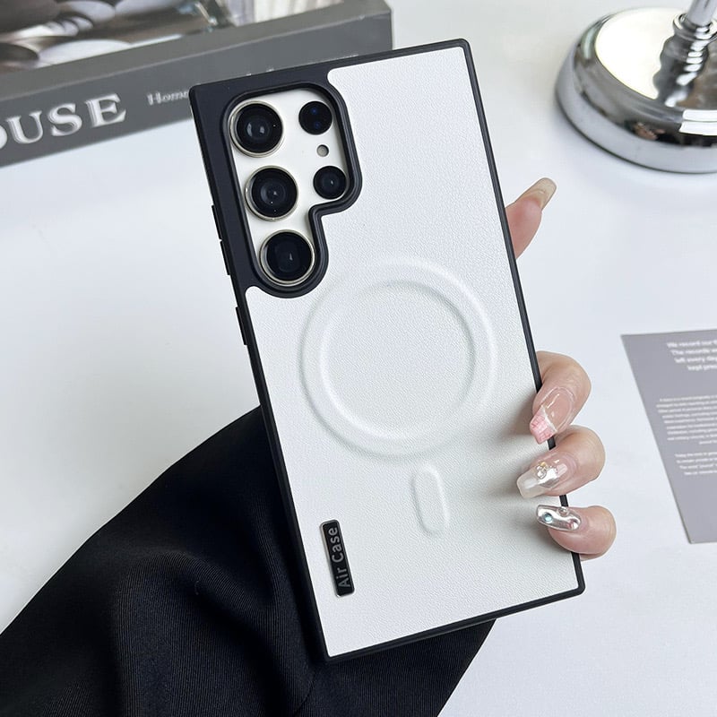 Lens Metal Frame Drop Protection Magnetic Attachment Case For Samsung Galaxy S22/S23/S24 Series