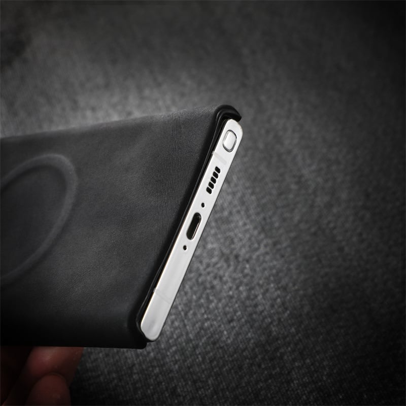 Leather Magnetic Ultra-thin Sweat-proof Phone Case For Samsung Galaxy S23 S24 Ultra