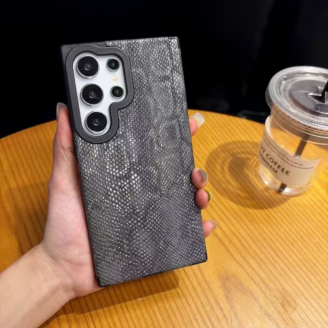 Personalized snakeskin pattern mobile phone case for Samsung Galaxy S25/S24 series, S22 Ultra, S23 Ultra [With Magnetic Suction]