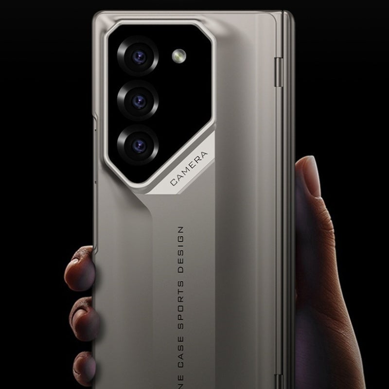 Shell-Film Integrated Magnetic Folding Hinge Phone Case For Galaxy Z Fold 4/Galaxy Z Fold 5/Galaxy Z Fold 6