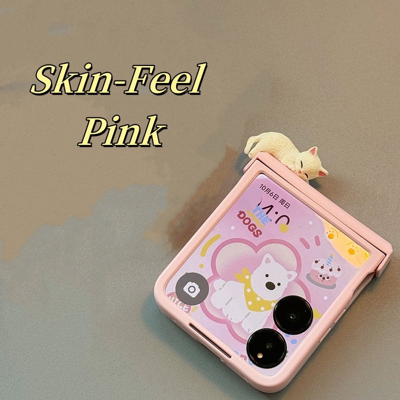 3D Cat Phone Case, Compatible with Samsung Galaxy Z Flip 5 & Samsung Galaxy Z Flip 6