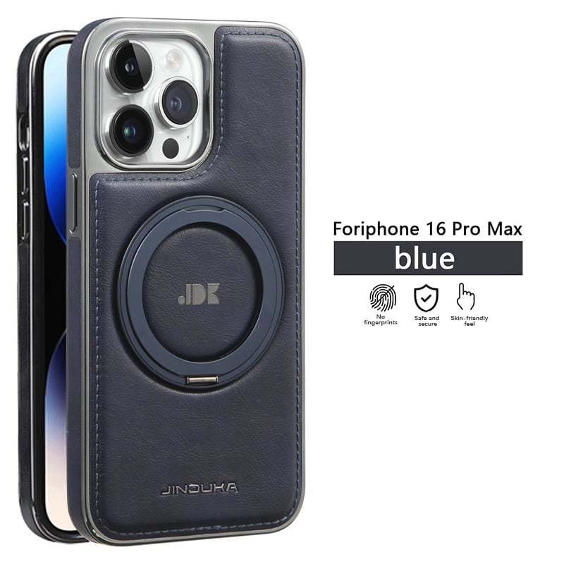 iPhone MagSafe Series | 360° Rotating Stand Leather Case for iPhone16/15/14/13 Series