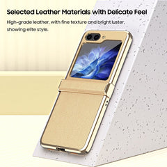 Galaxy Z Flip 3/Galaxy Z Flip 4/Galaxy Z Flip 5 | Luxurious Leather Case