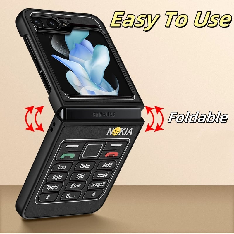 Galaxy Z Flip 3/Galaxy Z Flip 4/Galaxy Z Flip 5/Galaxy Z Flip 6 | Retro Game Console Phone Case