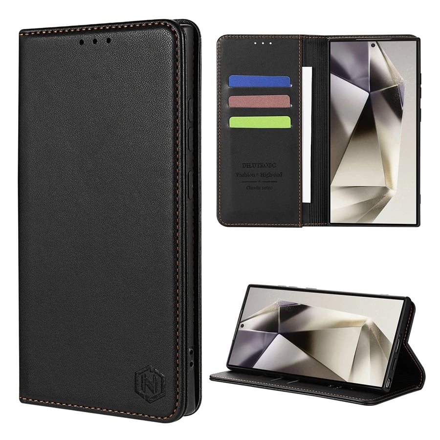 Flip Wallet Card Case for Galaxy S24/S23/S22/S21/S20/S10 Series