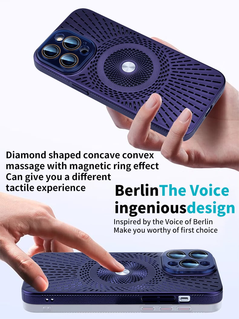 Cool ice-Sensing Hollow Magnetic Heat Absorption Case