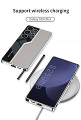 Electroplating leather supercar mobile phone case for Galaxy S25 Series(Only case)