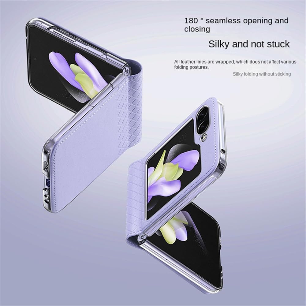 Fashionable mobile phone case for Galaxy Z Flip 5/Galaxy Z Flip 6, all-inclusive protective cover integrated back cover